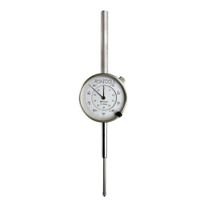 RY9A ROKTOOLS 50 มม.ขนาดใหญ่ Lever Dial Indicator Dial Gauge Dial Gauge Indicator