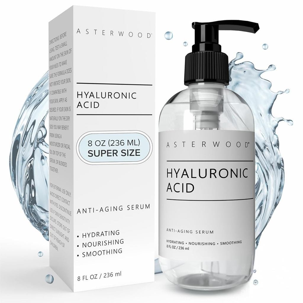 AsterwoodPureHyaluronicAcidSerumforFace, Anti-Aging&Hydrating VHE4