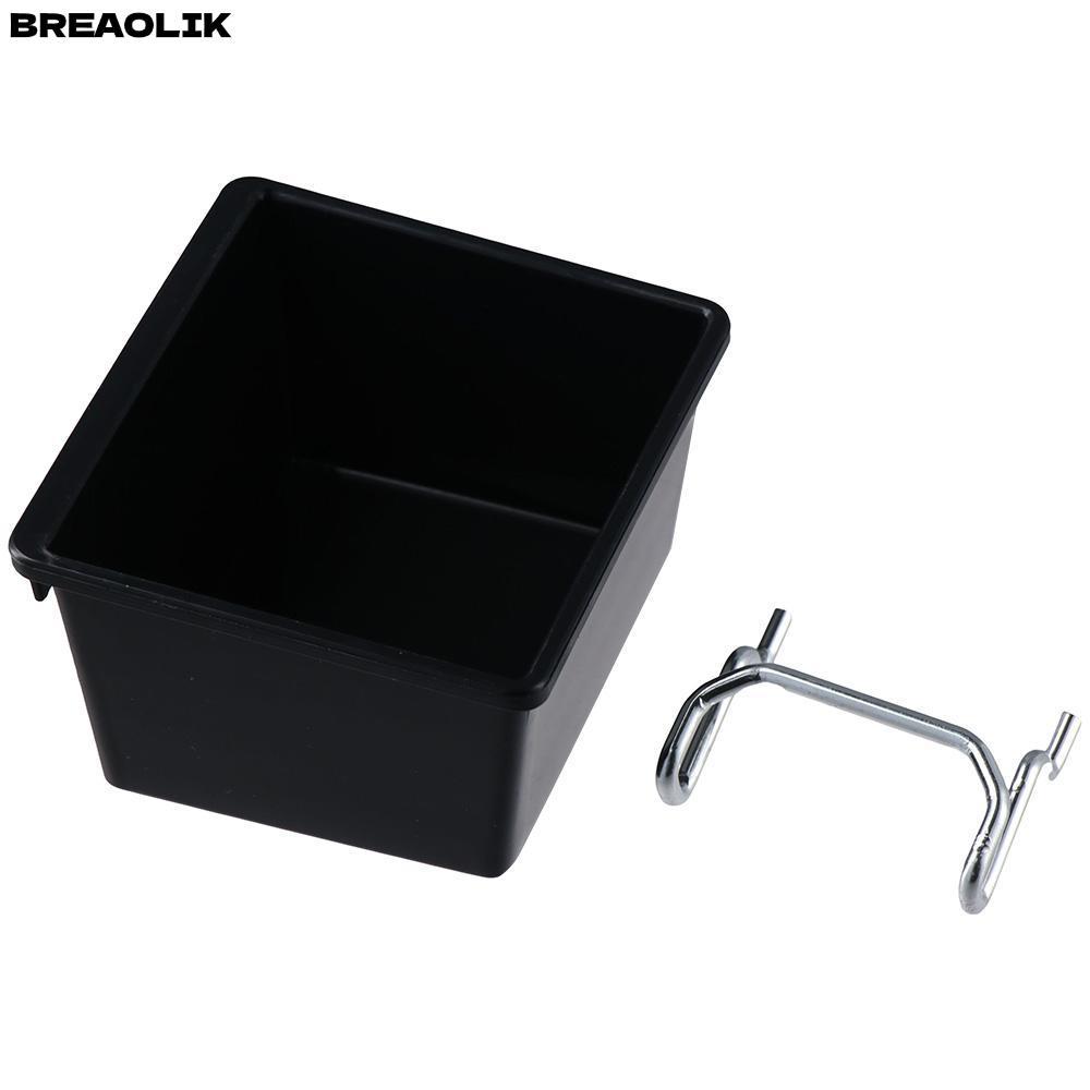 BREAOLIK Pegboard Bins, ตะขอ PP Pegboard, กล่อง Pegboard