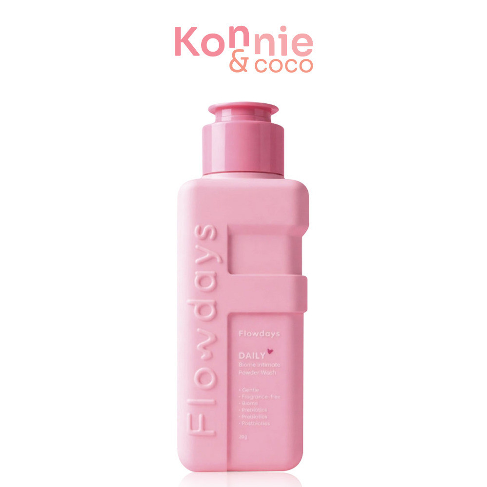 FlowDays Powder Wash 30g โฟลว์เดย์ ผงล้างจุดซ่อนเร้น สะอาด อ่อนโยน ไม่มีน้ำหอม.