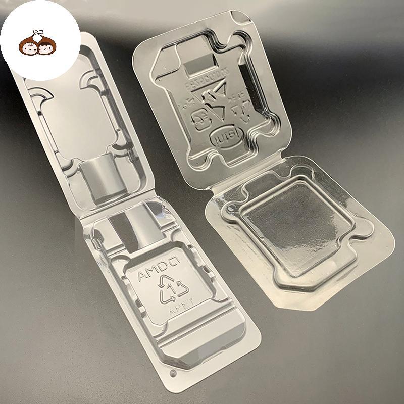 BEF 10pcs CPU Clamshell ถาดกล่องผู้ถือสําหรับ AM2 AM3 FM1 FM2 TH