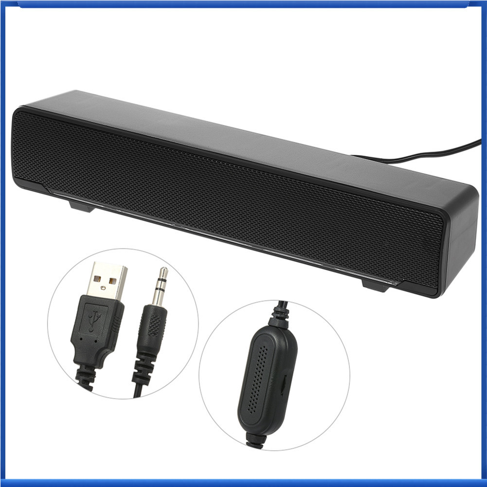 Lestoree-th Lestoree-th SADA V-196 USB คอมพิวเตอร์แบบมีสายลำโพงบาร์สเตอริโอซับวูฟเฟอร์เครื่องเล่นเพล