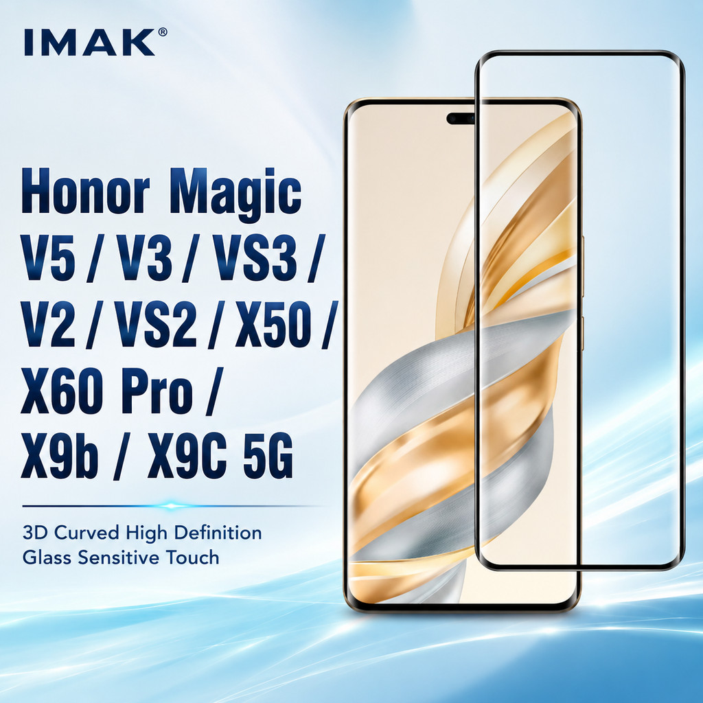 ฟิล์มกระจก สำหรับ Honor Magic V5 V3 VS3 V2 VS2 X50 X60 Pro X9b X9C IMAK 3D กันรอยหน้าจอ IMAK