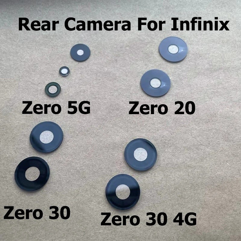 สําหรับ Infinix Zero 20 30 4G 5G ฝาครอบเลนส์กล้องด้านหลังพร้อมสติกเกอร์กาว X6815 X6821 X6831 X6831B