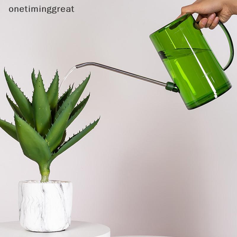 Onetiminggreat 1L ปากยาวรดน้ําพืชพลาสติก Sprinkler Potted Home อุปกรณ์ชลประทานดอกไม้ที่ใช้งานได้จริง