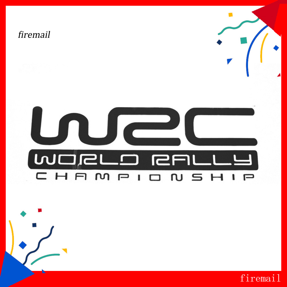 [FM] สติ๊กเกอร์สะท้อนแสงรถยนต์สําหรับแชมป์ WRC World Rally สําหรับ Ford Mazda
