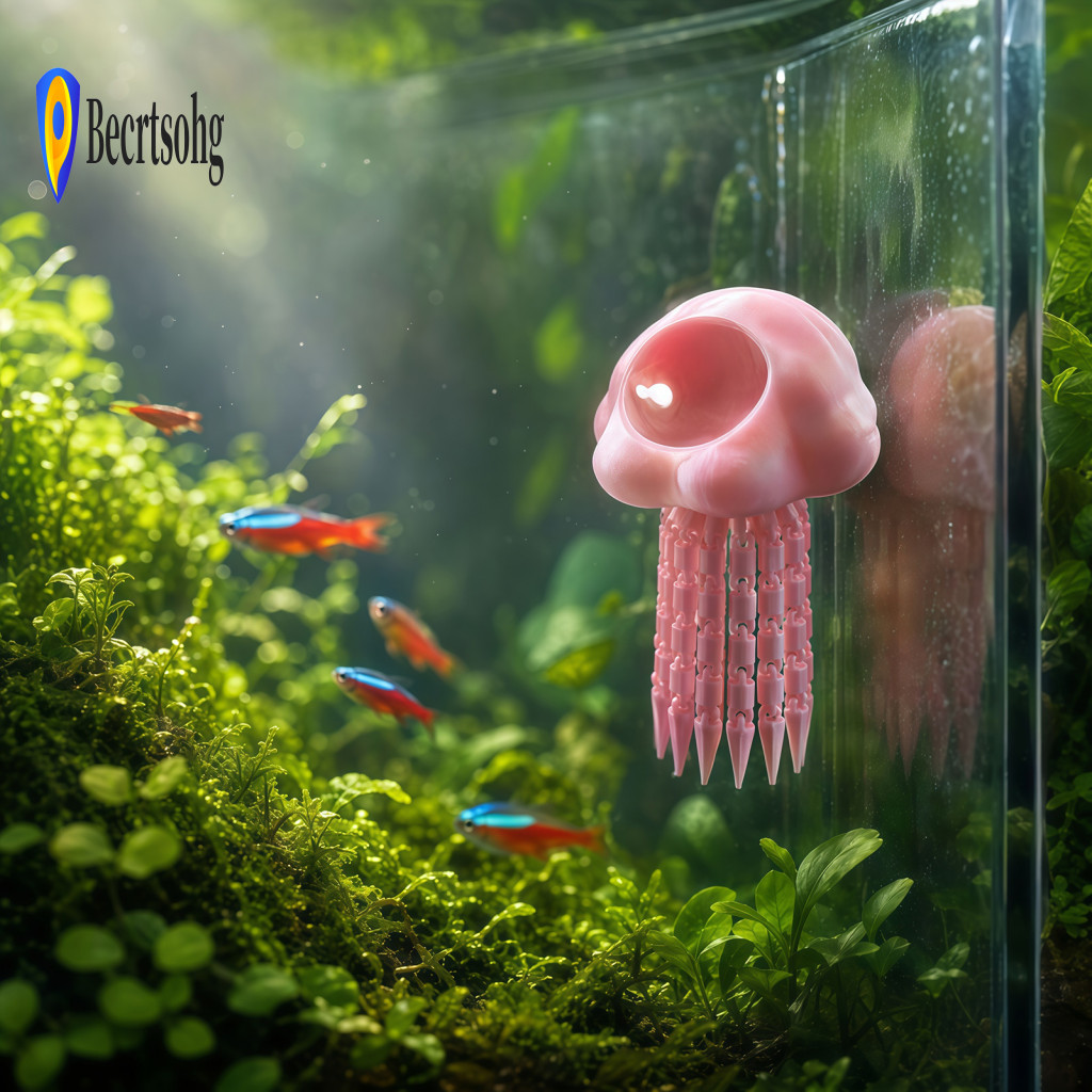 Territory Decor สําหรับน้ําจืดถังปลา Cave Hideout Aquarium ลอยแมงกะพรุนซ่อน 3d พิมพ์ถังปลา Shelter C