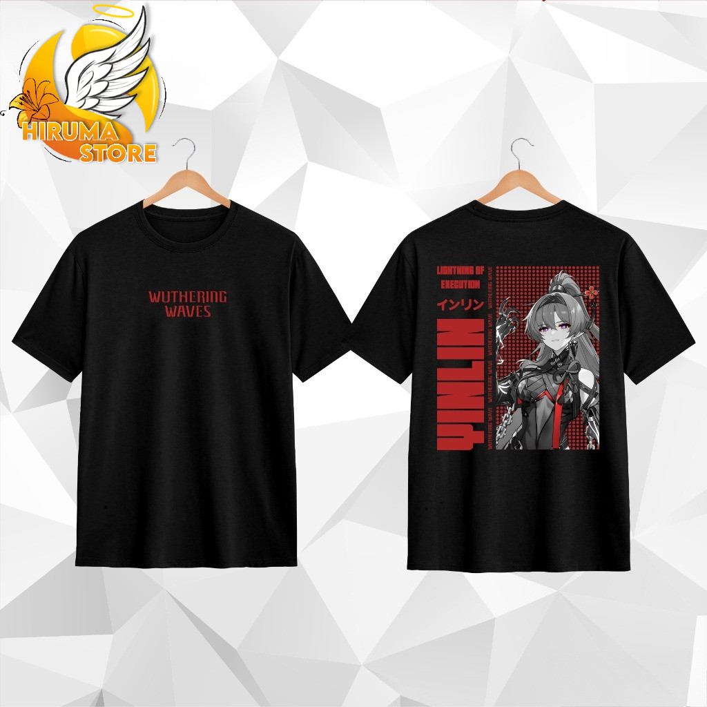 เสื้อยืด YINLIN WUTHERING WAVE DISTRO - Cotton Combed 30s