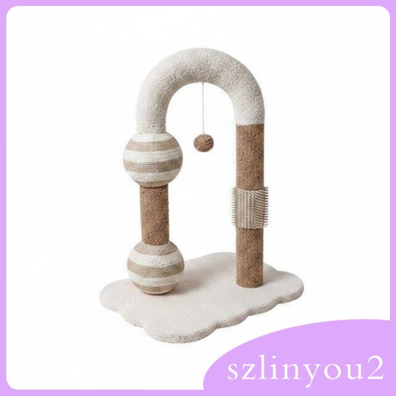 Shed Shed-Resistant Arched Feline Scratch Post ทนต่อการสึกหรอ Feline Scratch Arch Interactive