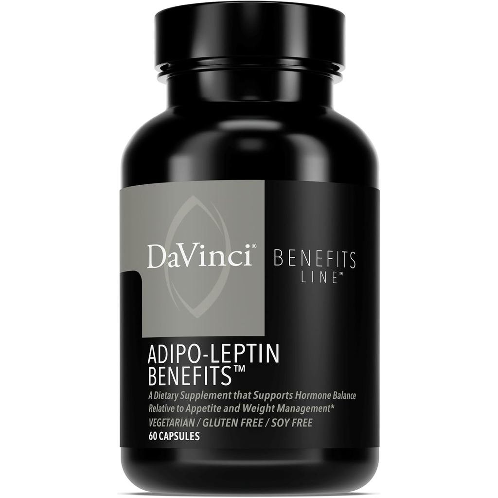 DAVINCI Labs Adipo-Leptin Benefits, 60 แคปซูลมังสวิรัติ (30 เสิร์ฟ)