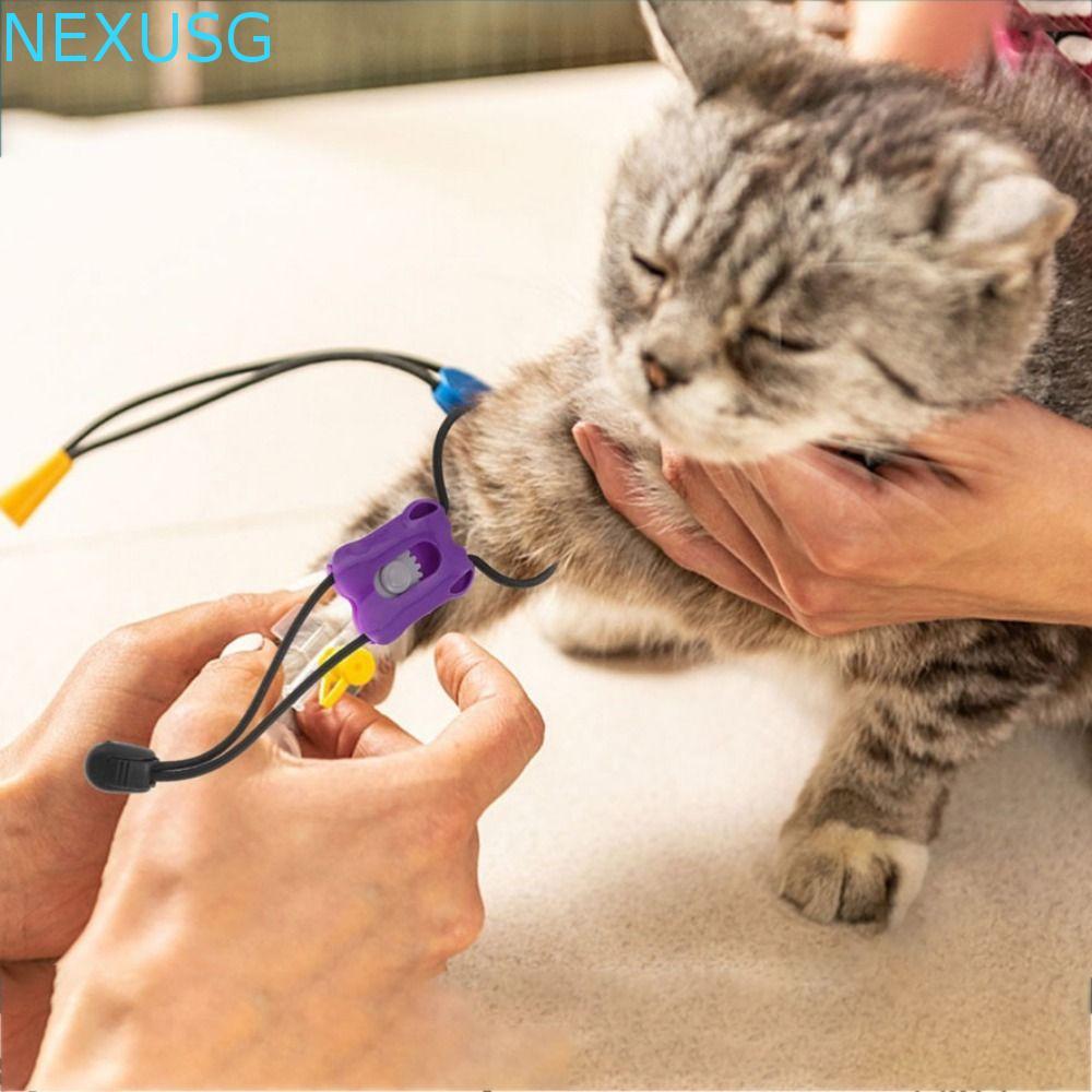 NEXUSG Animal Tourniquet Professional Practical สําหรับสุนัขแมว Quick Release พลาสติกปรับฉุกเฉิน Tou