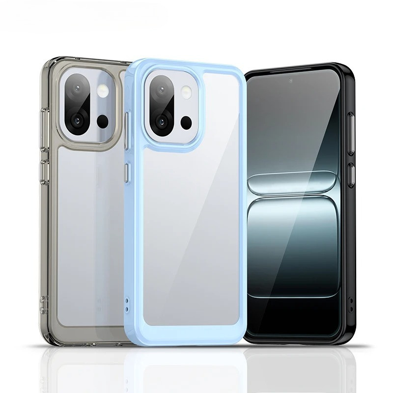 เคส TPU โปร่งใสสีสันสดใสสําหรับ OnePlus 13T สําหรับ OnePlus 13s สําหรับ OnePlus 13s ฝาครอบเคสแข็งใสฝ