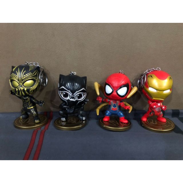 พร้อมส่งพวงกุญแจ​ marvel มาเวล​ ฮีโร่​ spiderman โมเดล