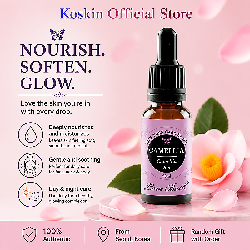 Lovebath Aroma Face Oil Camellia 20ml 1 สกินแคร์เกาหลี Daily Beauty Care K Beauty K Beauty Essential