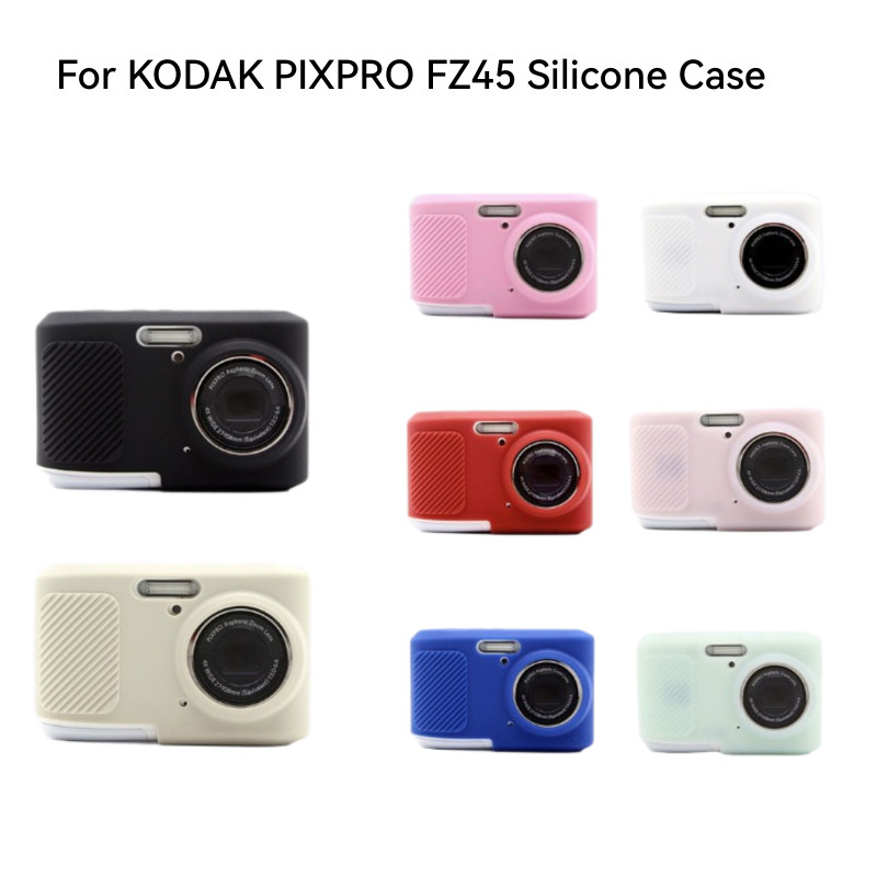 เคสซิลิโคนอ่อนนุ่มป้องกันรอยขีดข่วนสําหรับ Kodak PIXPRO FZ45 Muticolor Camera Sleeve Body Cover