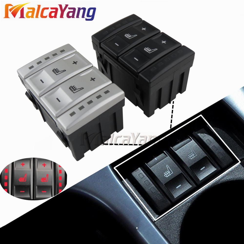 6M2T-19K314-AC ใหม่ 2 สีไฟฟ้าที่นั่งอุ่นสวิทช์ความร้อนสําหรับ Ford Mondeo MK3 S-Max 6M2T19K314AC
