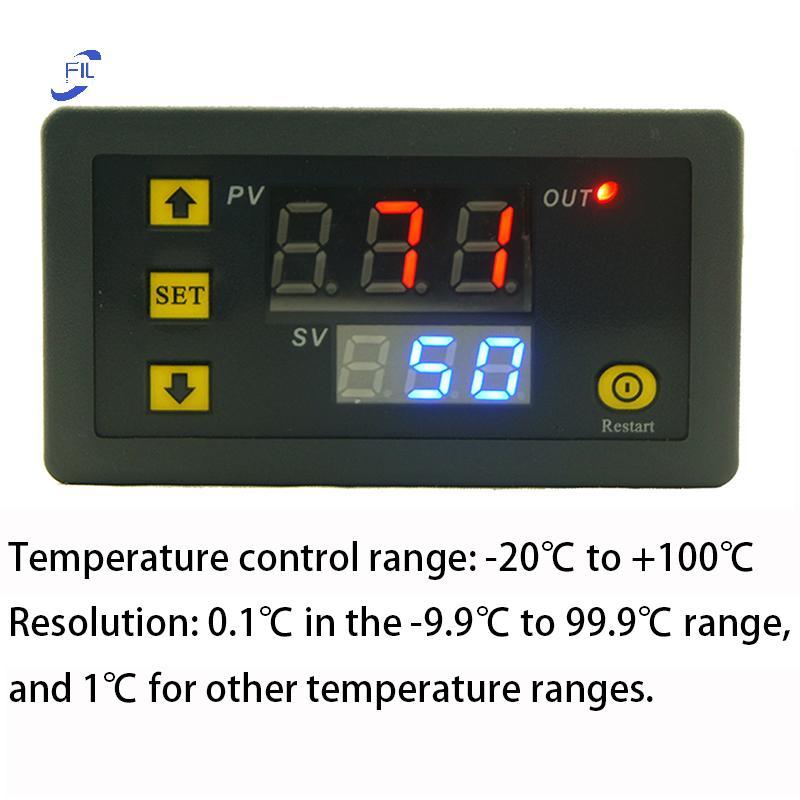 FIL W3230 โมดูลสวิตช์ควบคุมอุณหภูมิความแม่นยําสูง 12V