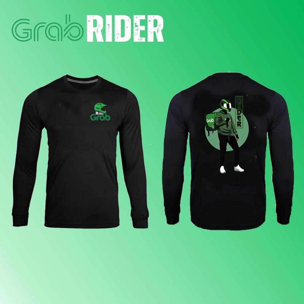 เสื้อแขนยาว Grab Team เสื้อกันหนาว Grab Food ผ้าเนื้อดี ใส่สบายเรา