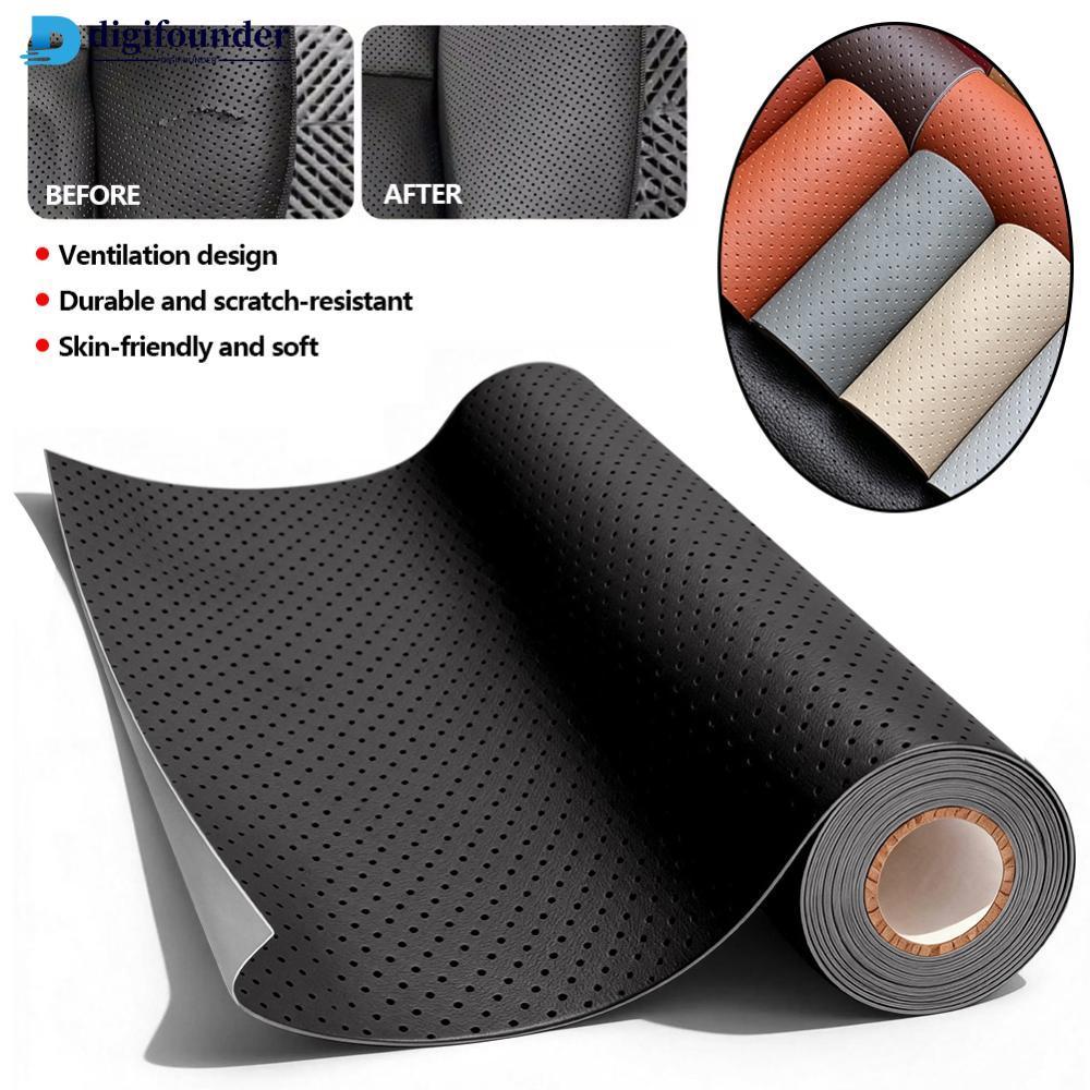DIGIFOUNDER Perforated Breathable Self-Adhesive Repair Patch หนังเทียม Patch สติกเกอร์ Fixing Scratc