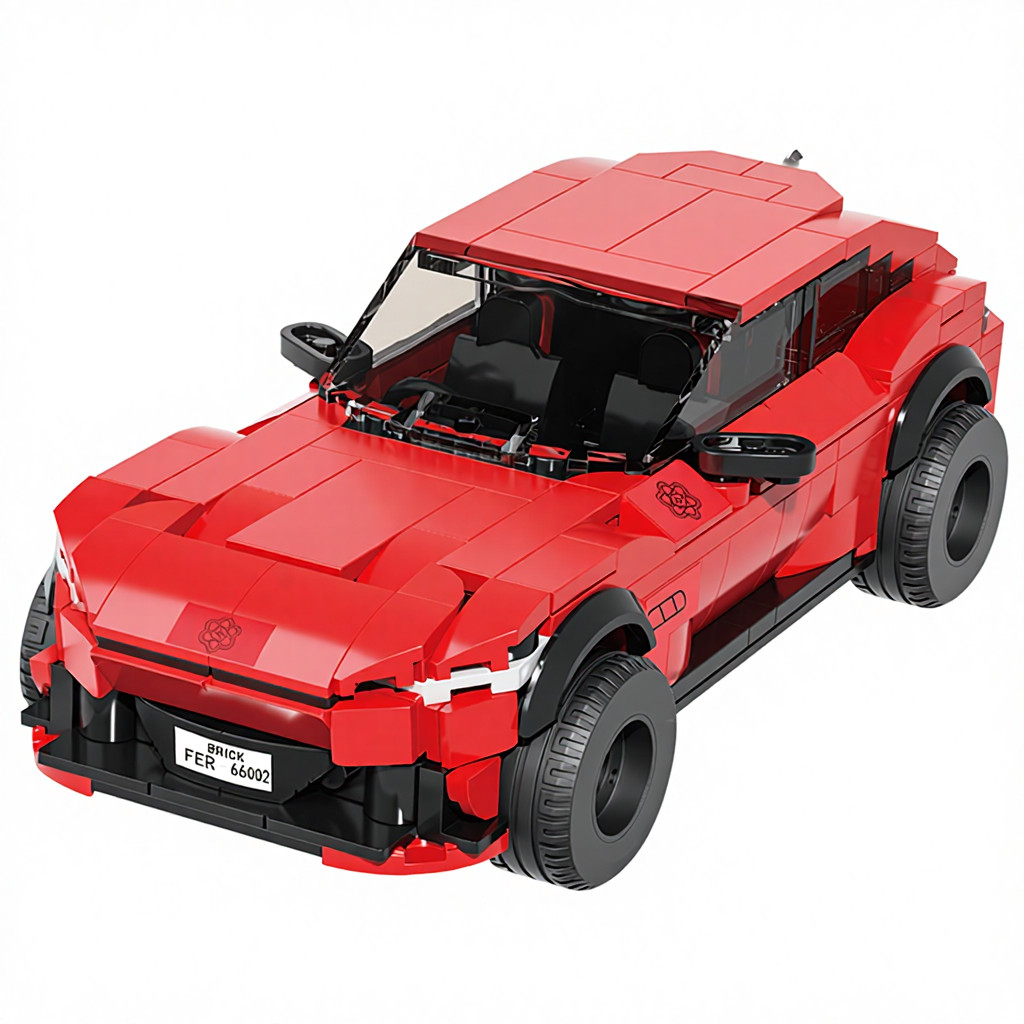 ELITOYS MOC 451pcs Super Sports Vehicle Model Construction Toy Horse Racing Car Building Blocks พลาส