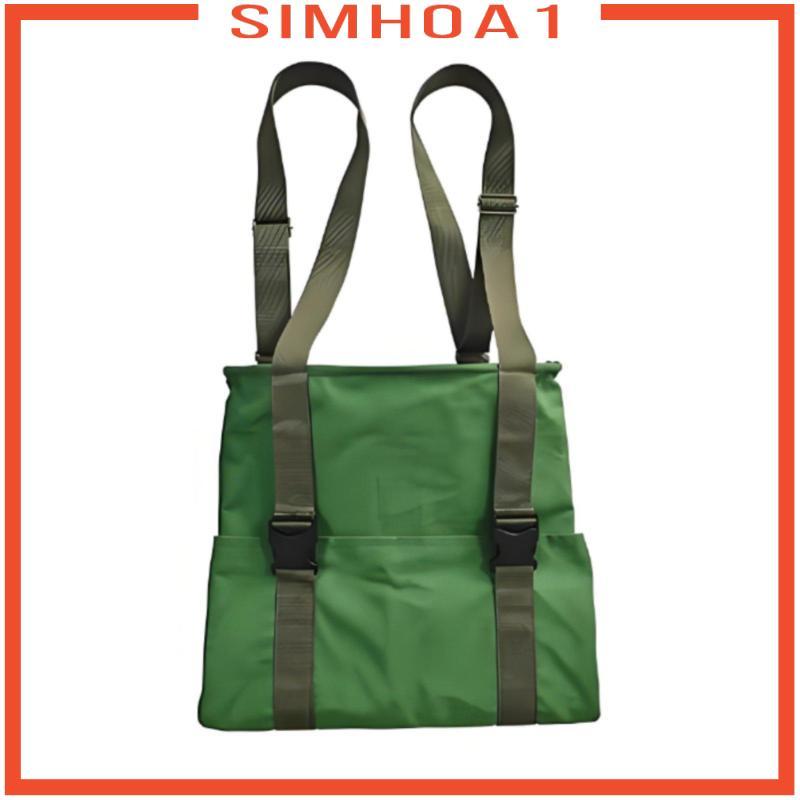 [Simhoa1] ผ้าใบ Orchard Picking Bag สายรัดปรับได้ Orchard Harvest Bag Heavy Duty