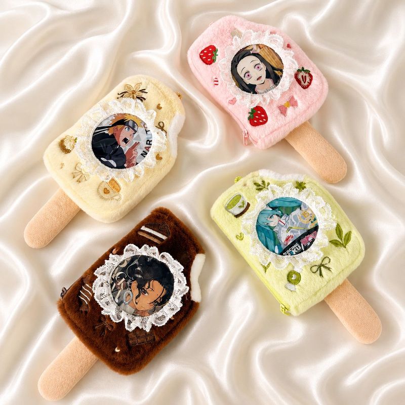 ELFO Original Plush Ice Cream Punch Stick Bar Punch Bag Pain Bag ตกแต่ง Gumei Plush บรรจุจี้ Guzi น่