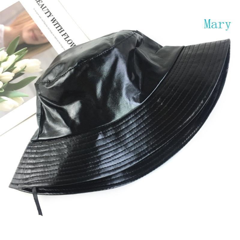 Mary Neon Bucket Hat Metallic Bucket Hat Sun Hat Bucket Hat หมวกชาวประมงหมวกอ่างหมวกชาวประมงหมวก