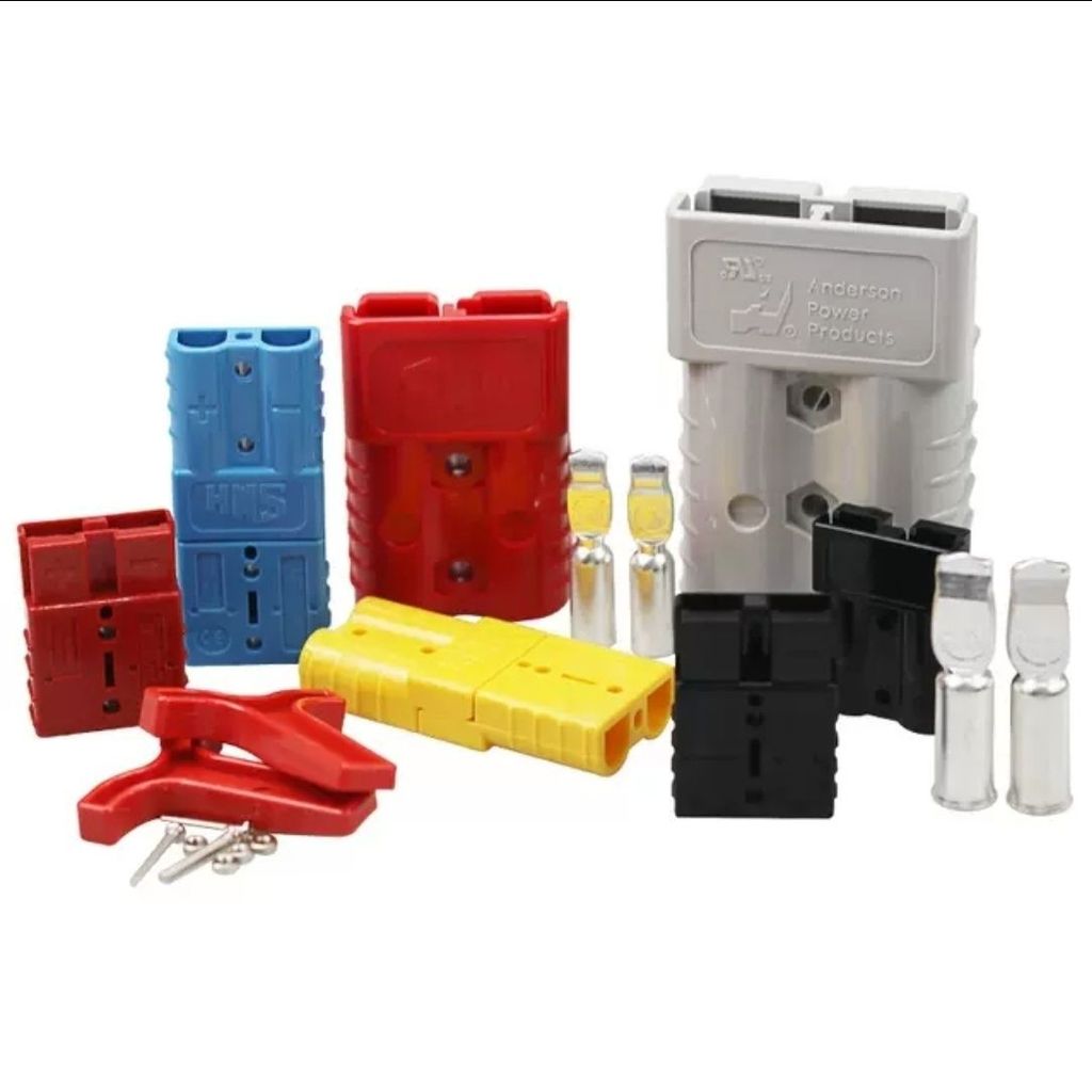 Anderson Plug 50A-120A175A350A ช่องเสียบขวดตัวเชื่อมต่อการชาร์จรถยกไฟฟ้า
