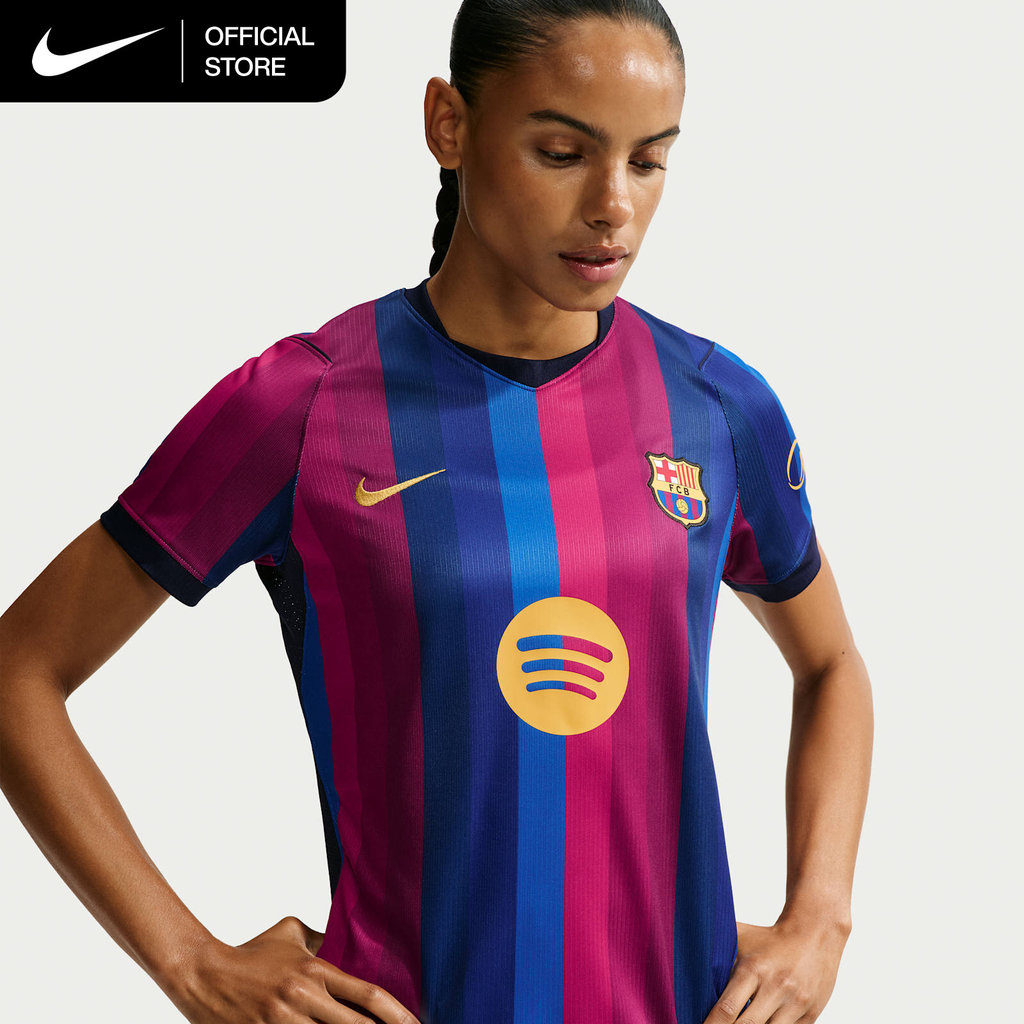 Nike Dri-FIT Women's FC Barcelona 2026/27 Stadium Home Soccer Replica Jersey Top - Deep Garnet [II2724-683]