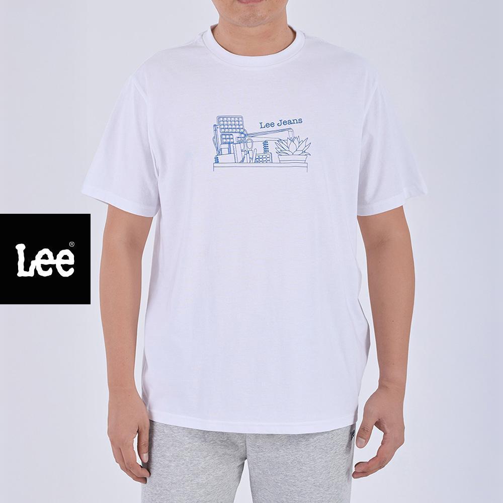 LEE เสื้อยืดแขนสั้นผู้ชาย Comfort รุ่น LE S426MTSSF43 สีขาว
