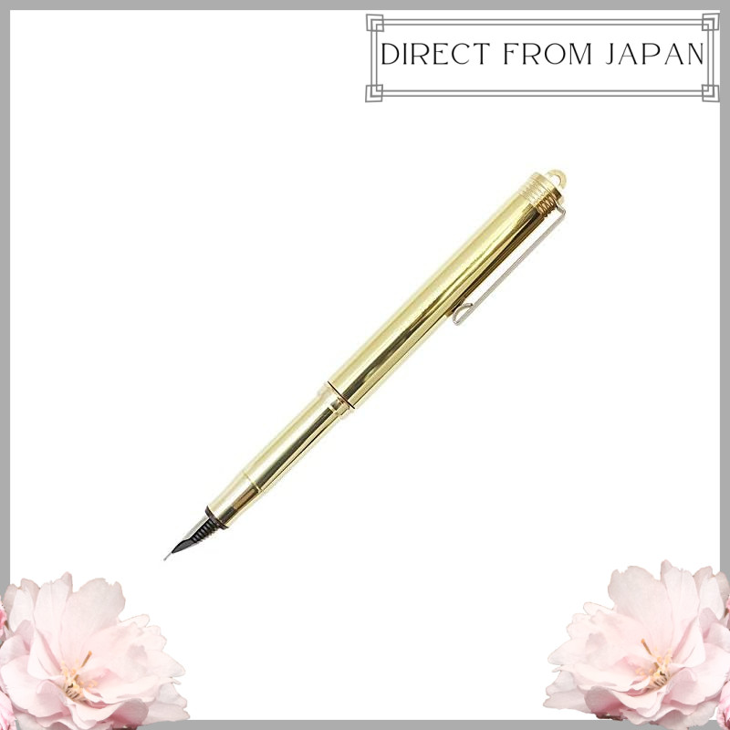 DESIGNPHIL TRAVELER’S COMPANY Brass Fountain Pen, Solid Brass, 38076006