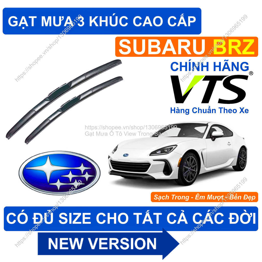 Subaru BRZ 3-Segment ที่ปัดน้ําฝน - ที่ปัดน้ําฝนคู่สําหรับ Subaru BRZ Series - ทุกขนาดสําหรับรุ่น Su