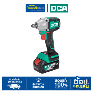 DCA  บล็อกไร้สาย 1/2" 400Nm ADPB318(EDM) ชุดเซตพร้อมแบต