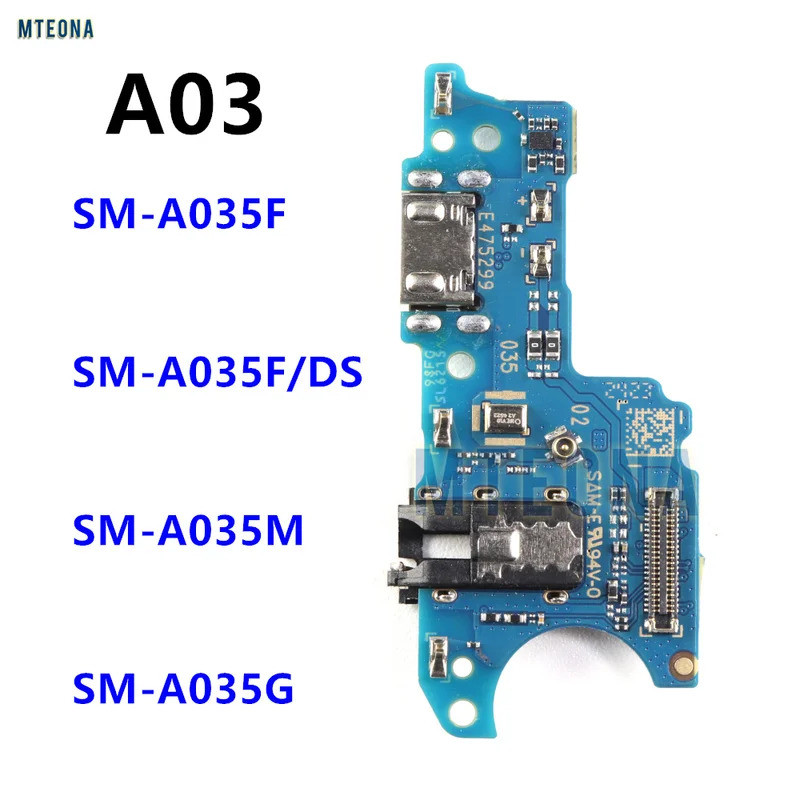 พอร์ต Micro USB Charger Dock Connector ชาร์จ Flex สําหรับ Samsung Galaxy A03 A035F, SM-A035F/DS, A03