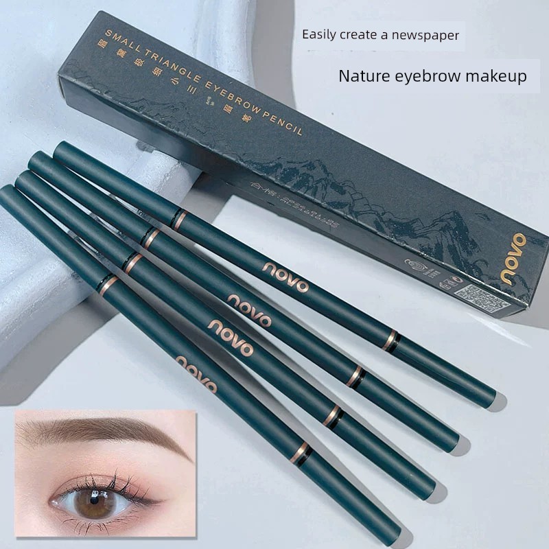 ดินสอเขียนคิ้ว ดินสอเขียนคิ้วกันน้ำ NOVO Li Jiaqi ดินสอเขียนคิ้วป่าแบบไม่ขัดกันน้ํา