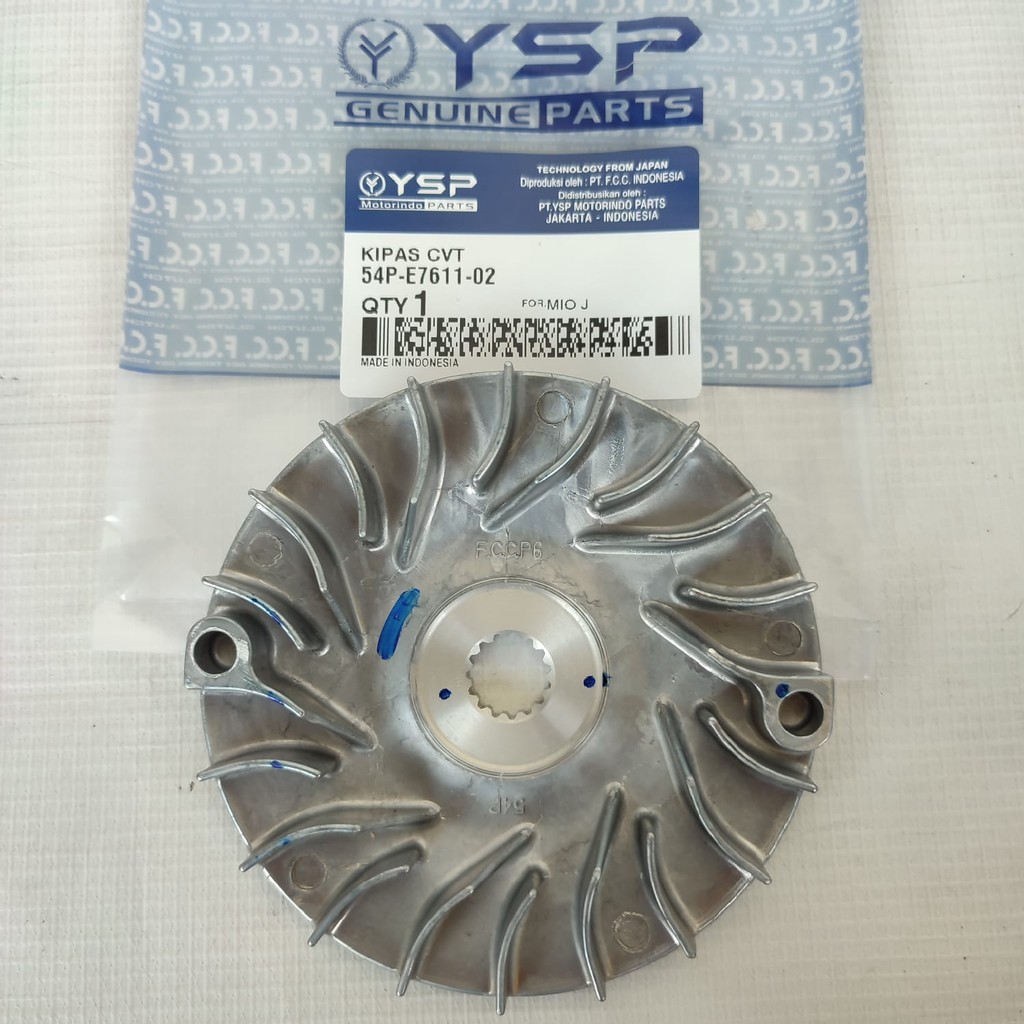 FCC MIO J 54P-E7611-02 CVT FAN อะไหล่มอเตอร์ไซค์ SPARE ดั้งเดิม 100%