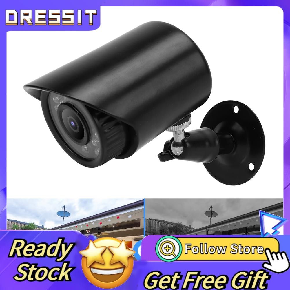 Dressit-th Dressit-th กล้องรักษาความปลอดภัยกลางแจ้งคำจำกัดความ HIGHT IP66 กันน้ำ 1080p Universal 12V