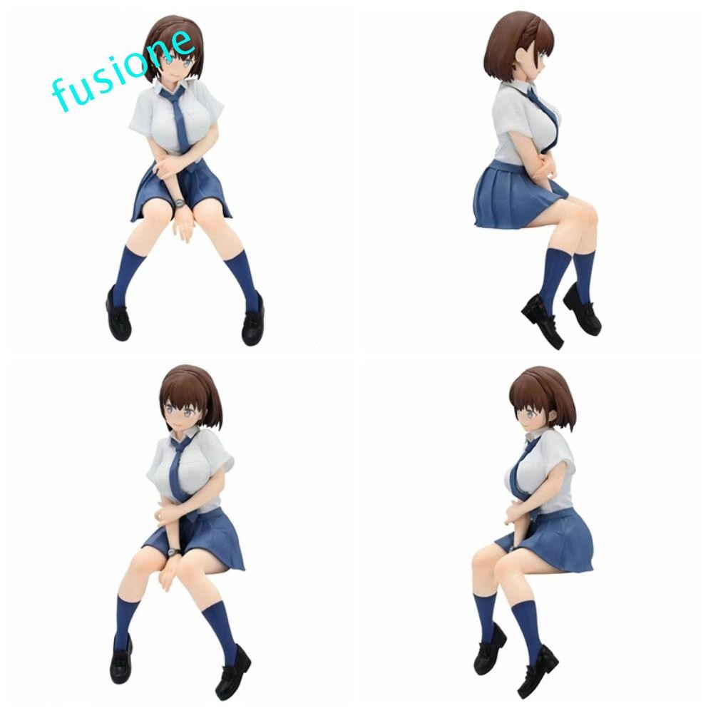 FUSIONEDGE Ai-chan Action Model, Noodle Stopper Home Decor Tawawa บน Monday Figures, ญี่ปุ่น PVC ตุ๊