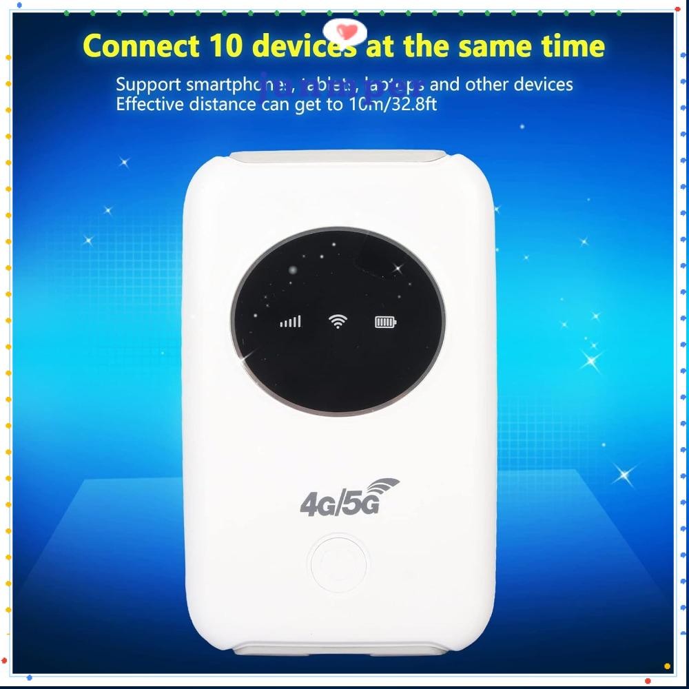 JUNMPER 4/5G Portable Router, USB Powered Asian/European version Pocket Mobile Hotspot, Pocket WiFi 