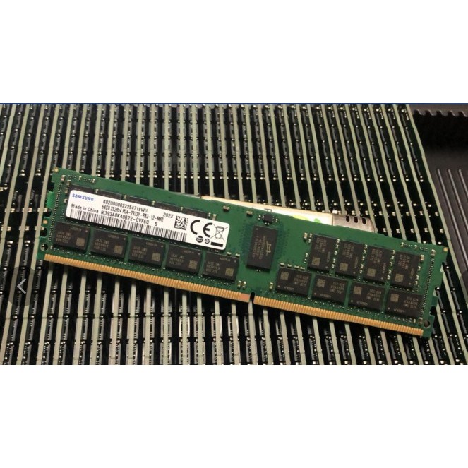 Samsung 64GB 2S2RX4 PC4-2933Y หน่วยความจําเซิร์ฟเวอร์ DDR4 ECC REG RDIMM