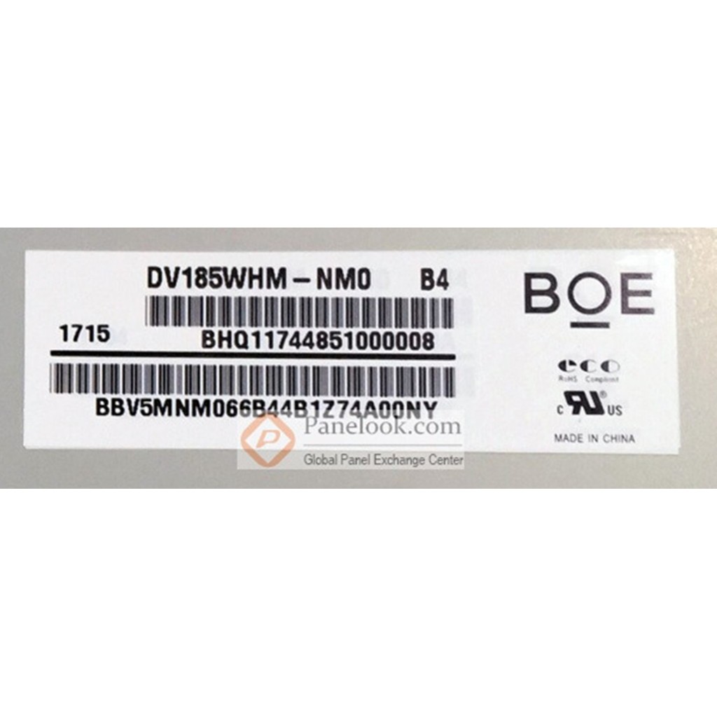 ต้นฉบับ DV185WHM-NM0 NM1 NM2 MT185WHM-N10 N20 G185BGE-L01 หน้าจอ LCD