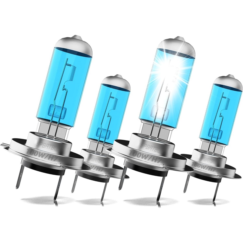 หลอดไฟหน้า ใช้งานร่วมกับ Ben Z C250 C300 C350 E350 E320 E550, H7 ไฟหน้าฮาโลเจน High Low Beam, 100W 6