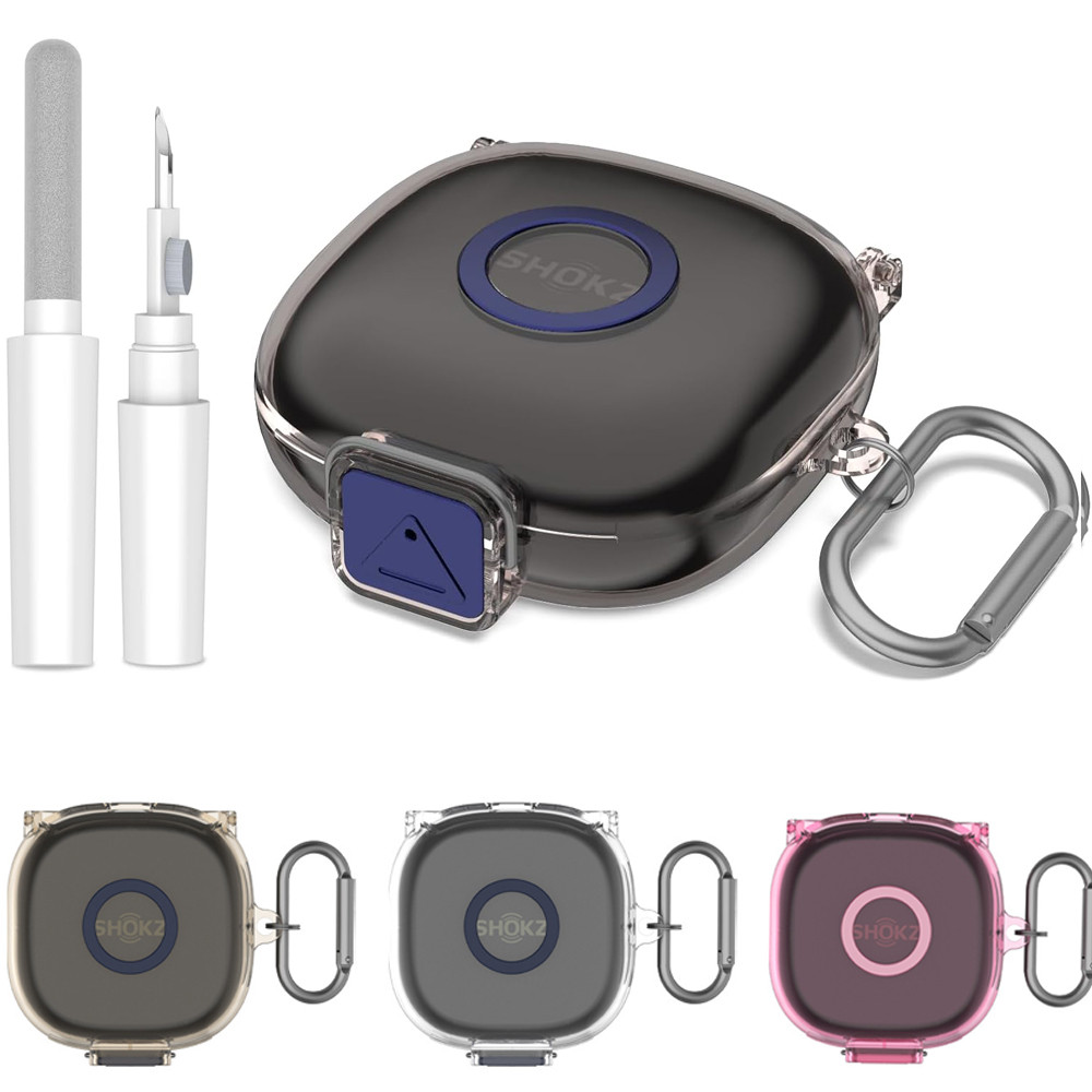 สําหรับ SHOKZ OpenFit 2 กรณี, Secure Lock Clear TPU กันกระแทกป้องกันกรณีสําหรับใหม่ SHOKZ OpenFit 2 