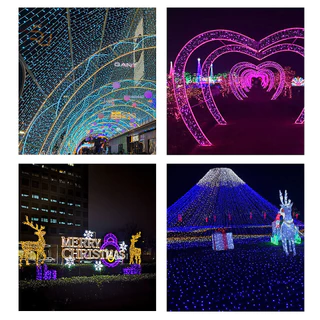 ไฟไม่กระพริบ ไฟนางฟ้า ไฟแต่งสวน 100 led ยาว8เมตร ใช้ประดับตกแต่งห้อง งานรื่นเริง ตกแต่งสวน