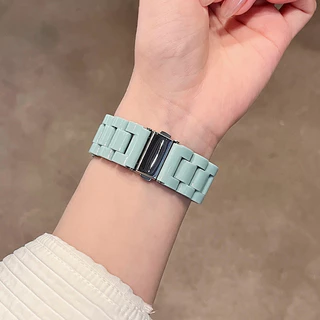 หัวเข็มขัดสแตนเลสสีลูกกวาดสายเรซินสําหรับ Huami Amazfit Bip 6 5 3 Pro GTR Mini 4 3 2 42 มม.47 มม.GTR2 GTR 2E GTR4 GTR3 Pro