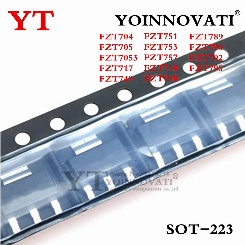 5PCS FZT704 FZT705 FZT7053 FZT717 FZT749 FZT751 FZT753 FZT757 FZT758 FZT788 FZT239 FZT790 FZT792 FZT