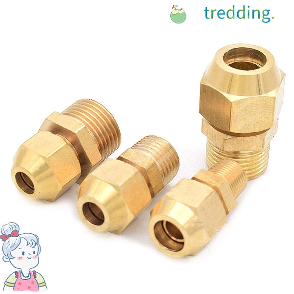 TREDDING491 ข้อต่อท่อ, F/M ทองเหลืองท่อท่อ Barb, ทนทาน 1/8" 1/4 "3/8" 1/2 "OD 6-10 มม.ชาย/หญิงด้าย C
