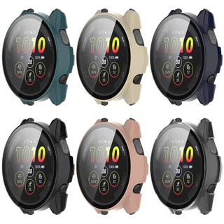 【เคส+สาย】🔥สายซิลิโคน + เคสสําหรับ Garmin Forerunner 165 165 Music SmartWatch กรณีแก้วป้องกันสายซิลิโคนใส Garmin Watch