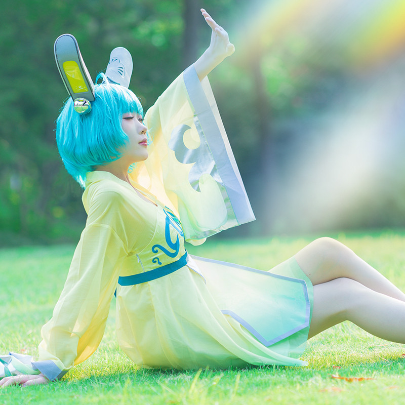 นักเรียน King Glory cos เสื้อผ้า Cai Wenji cos หนังต้นฉบับ Teana String เสียง Cai Wenji คอสเพลย์เครื