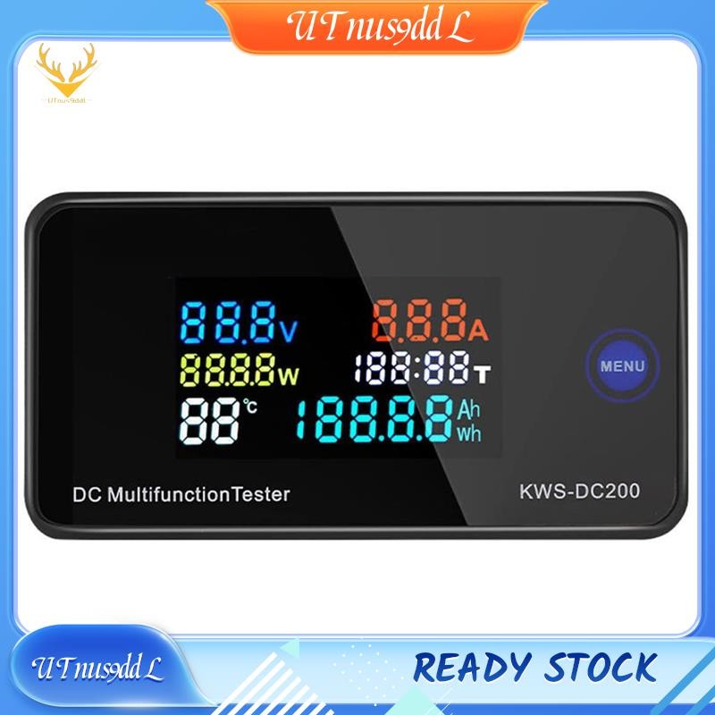 [UTnus9ddL] ไม่มีแบตเตอรี่สําหรับ KWS DC200 100A พร้อมแอมป์มิเตอร์จอแสดงผล LCD